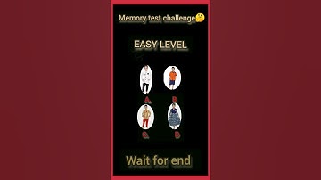 Memory Test || Riddles And Puzzles For Iq Test || part 33 || #shorts #quiztime