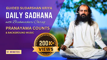 Pranayam Counts for Sudarshan Kriya | 51 min | Art Of Living