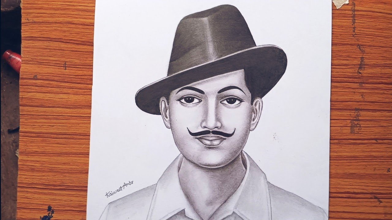 Amit Sharma on Twitter punjabkesari Pencil Sketch of Shaheed Bhagat Singh  by me httptcoFmPwoin8ms  Twitter