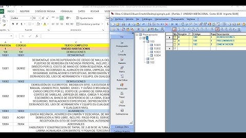 Como exportar presupuesto de excel a neodata