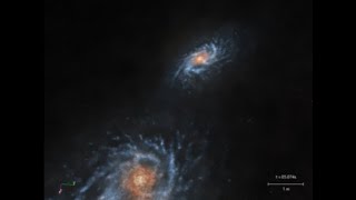 Galaxy collision/OpenSPH/100k particles