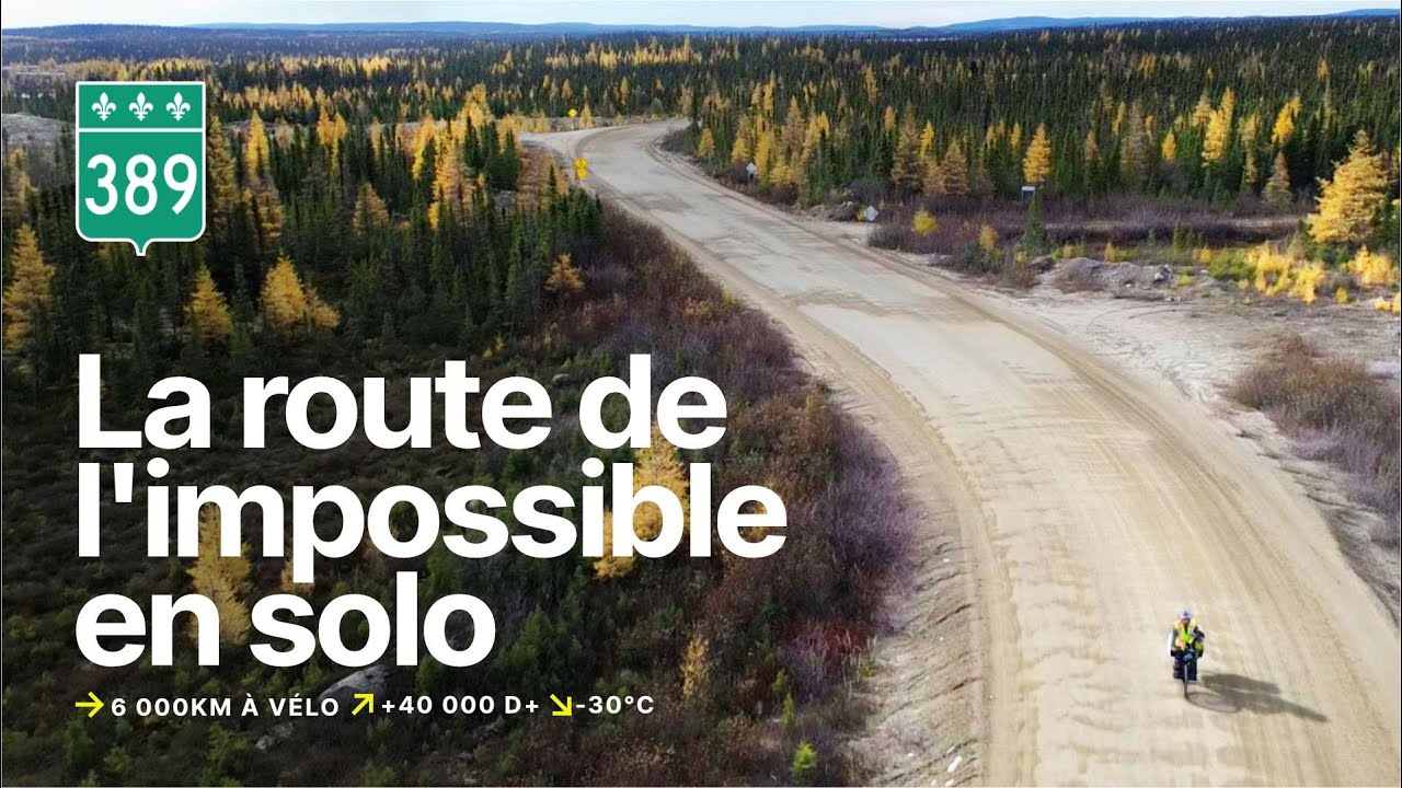 J’AI SURVÉCU À LA ROUTE 389 À VÉLO : L’ARRIVÉE À FERMONT ( PARTIE 2/2 )