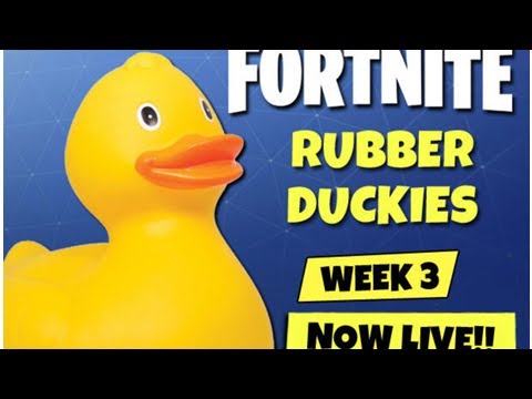 fortnite rubber duckies week 3 challenge map where are the duck battle royale locations - fortnite duck map