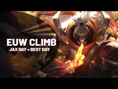 EUW RANK 1 CLIMB | THEY HAVE NO ANSWER FOR MY JAX...
