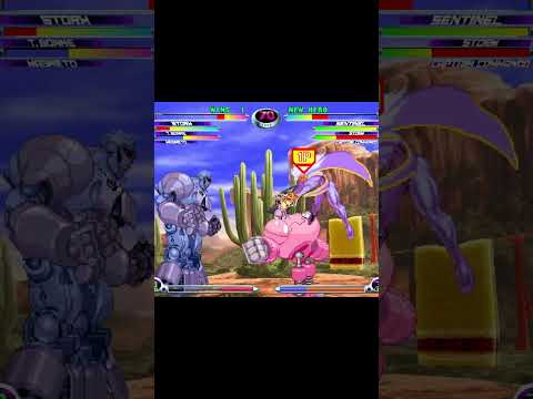 MvC2: Phocus - Sent/Cap Guard Cancel to Fast Fly Punish vs Storm Modified Air Dash .:3.7.25:.