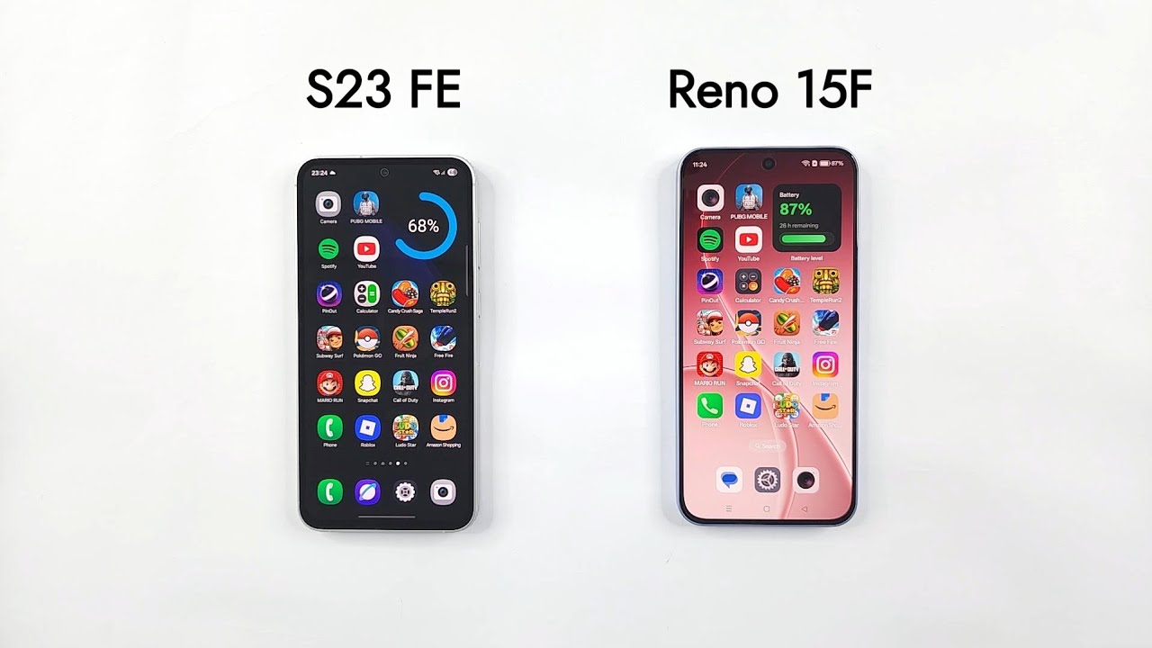 Samsung S23 FE vs Oppo Reno 15F - SPEED TEST!