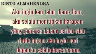 Aku Ingin Kau Tahu