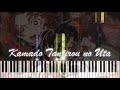 Demon Slayer Kimetsu No Yaiba EP 19 Kamado Tanjirou No Uta Piano Tutorial 