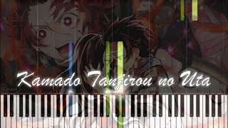 Demon Slayer: Kimetsu no Yaiba EP 19 || Kamado Tanjirou no Uta (Piano Tutorial) screenshot 5