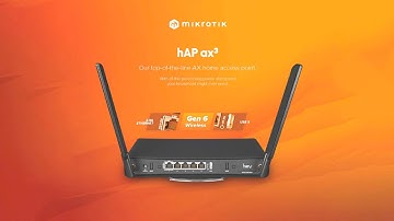 MikroTik  C53UiG+5HPaxD2HPaxD hAP ax³ unboxing + Ethernet speed test