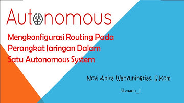 Konfigurasi Routing Dalam Satu Autonomous System || Skenario_1