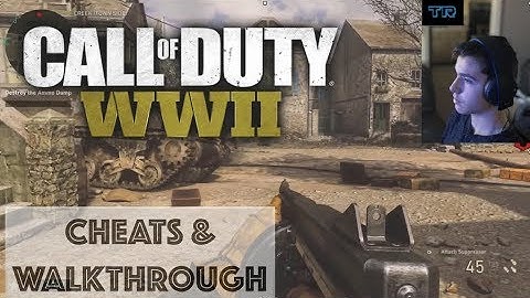 COD WWII: MAJOR SHOT - Hack to Get Passed 5 Nazis