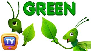 Color Songs - The Green Song Learn Colours Preschool Colors Nursery Rhymes Chuchu Tv