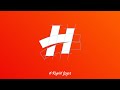 Design abstract letter h logo design in illustrator cc  rapid logos  emtode vlogs  021