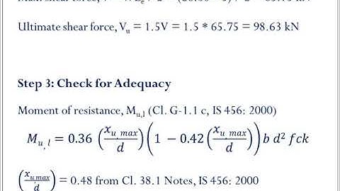 Design Example of Doubly Reinforced Beam using IS 456: 2000