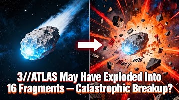 3I/ATLAS May Have Exploded into 16 Fragments — Catastrophic Breakup?