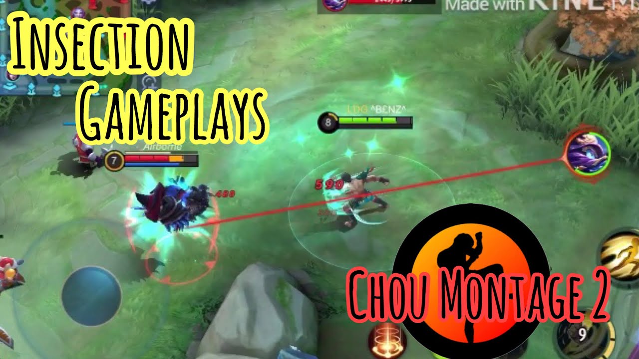 🔥🔥PLAY LIKE iNSECTION!!🔥🔥 CHOU MONTAGE | MLBB - YouTube