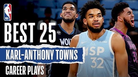 25 Best Karl-Anthony Towns Career Plays | #NBABDay 🎂