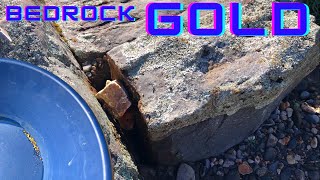 Crevicing Bedrock for Better Gold! Free GPS Location.