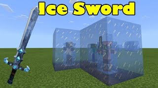 How to Make an ICE SWORD | Minecraft PE