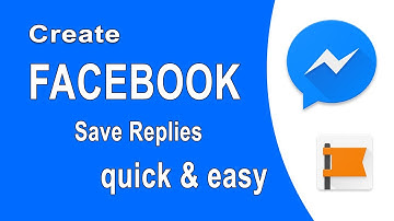 How do I create and use saved replies in my Facebook Page