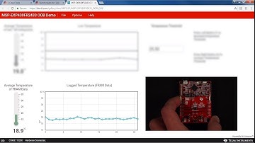 Out-of-Box Demo of the MSP430FR2433 LaunchPad Development Kit