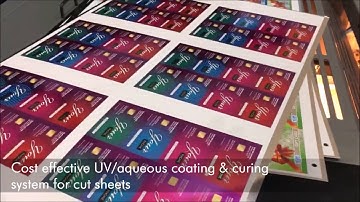 Kompac Demonstrates High Gloss UV Flood Coating Using Prints from an HP Indigo 12000