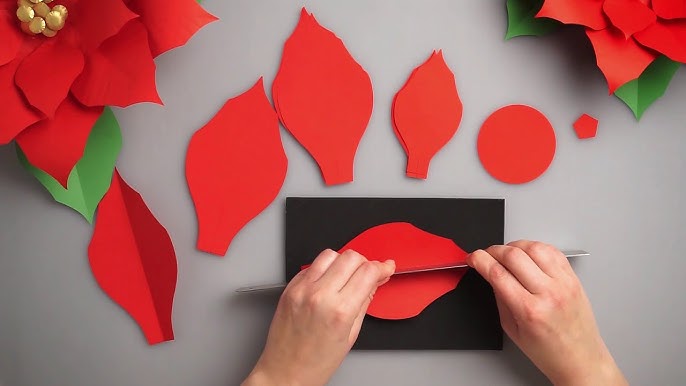 Giant Paper Poinsettia tutorial & SVG / PDF templates - YouTube giant-paper-poinsettia-tutorial-svg-pdf-templates-youtube