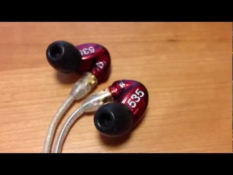 Ultimate Ears TripleFi 10, Logitech UE900 and Shure 535ltd