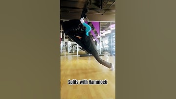 Splits with Hammock #music #split #hammocks #sports #yogapose #motivation #floating
