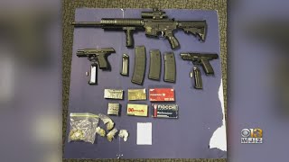 Routine Traffic Stop Leads To Weapons And Drug Arrest In Glen Burnie