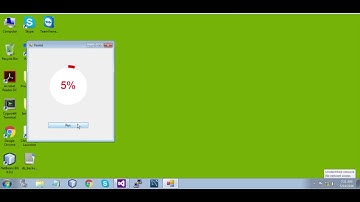 Circular Progressbar using C#