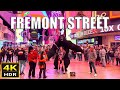 Fremont street las vegas walk  february 2024