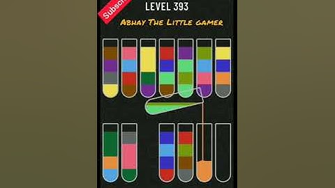 Water sort puzzle level 393