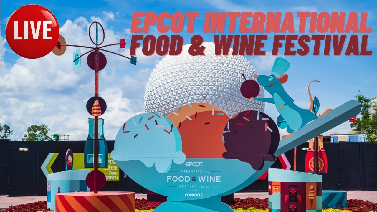 🔴LIVE Epcot International Food & Wine Festival Opening Day! YouTube