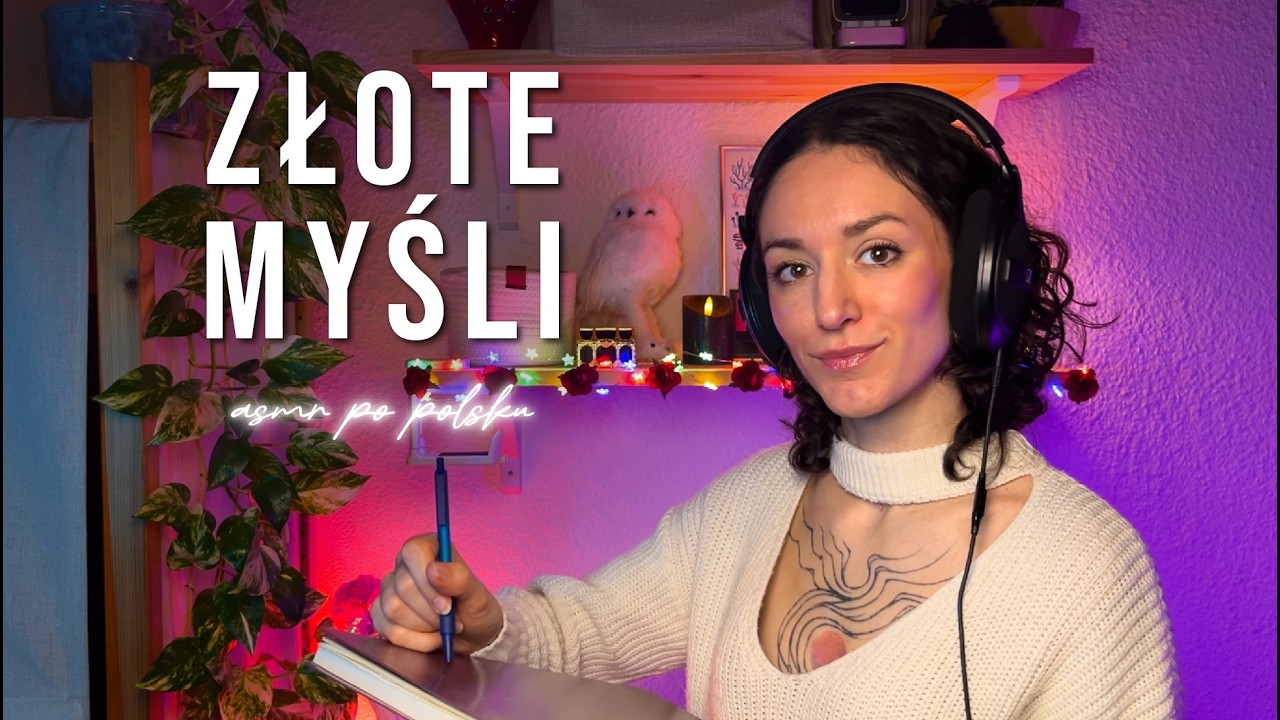 Zadaję Ci pytania do Złotych Myśli 💫 ASMR po polsku (szept)