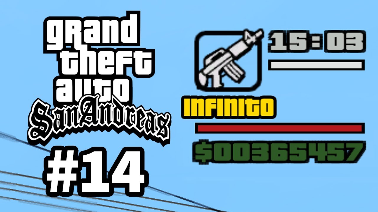 GTA San Andreas #14: BUG PRA TER MUNIÇÃO INFINITA NO GTA!