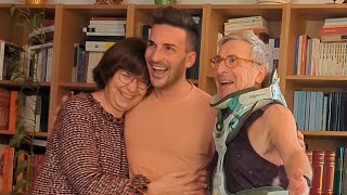 I surprised my parents and flew to Italy to see them. Their reaction is priceless 🇮🇹 #shorts