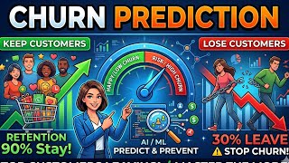 Churn prediction using machine learning algorithm #trending #aiml #cse