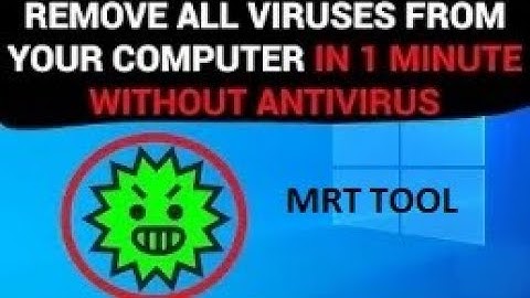 Clean Your PC with MRT Tool🛠️ | Step-by-Step Virus Scan Guide🖥️ ⚡