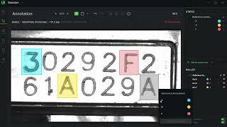 Detection of Select Characters on Metal Plates | ReliVision by Relimetrics
