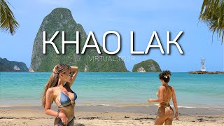 Khao Lak in Phang Nga  4K Walking Tour. Thailand 2024.