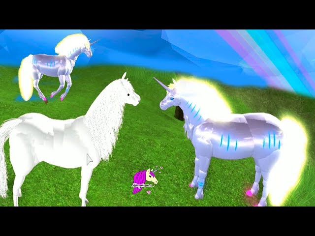 The Trapped Unicorn ! Let's Play Roblox Horse World - Game Video