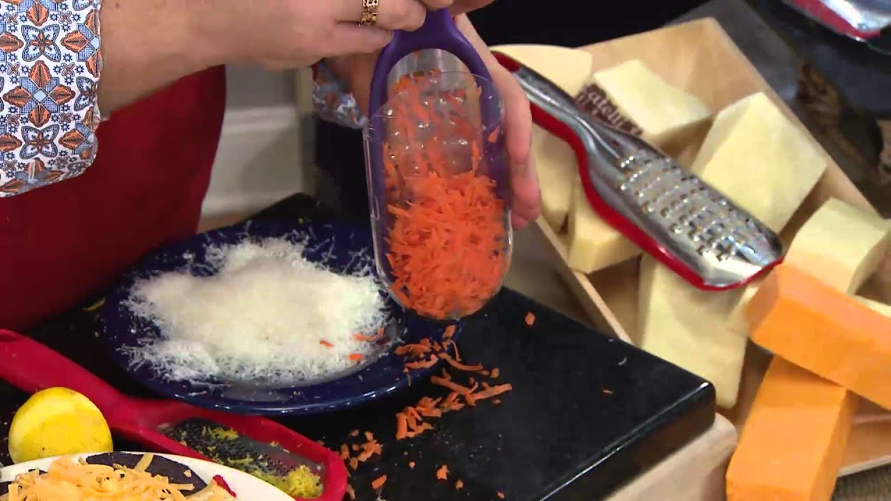 Microplane Fine and Extra Coarse Graters with Measuring Catcher with David Venable