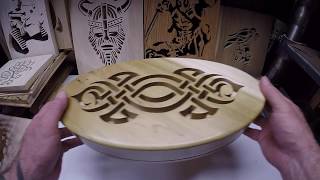 This is a scroll saw box with a tribal design I made. Thanks for watching!!