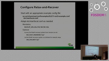 First steps with Relax-and-Recover (ReaR)