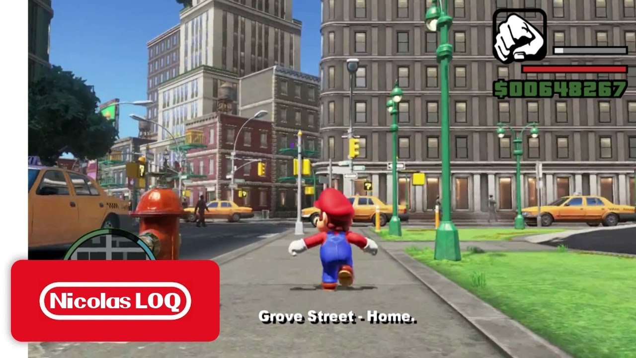 Super Mario GTA - Nintendo Switch Presentation 2017 Trailer - YouTube