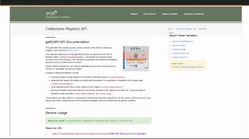 getExRif API - Cool tools in the developers toolbox