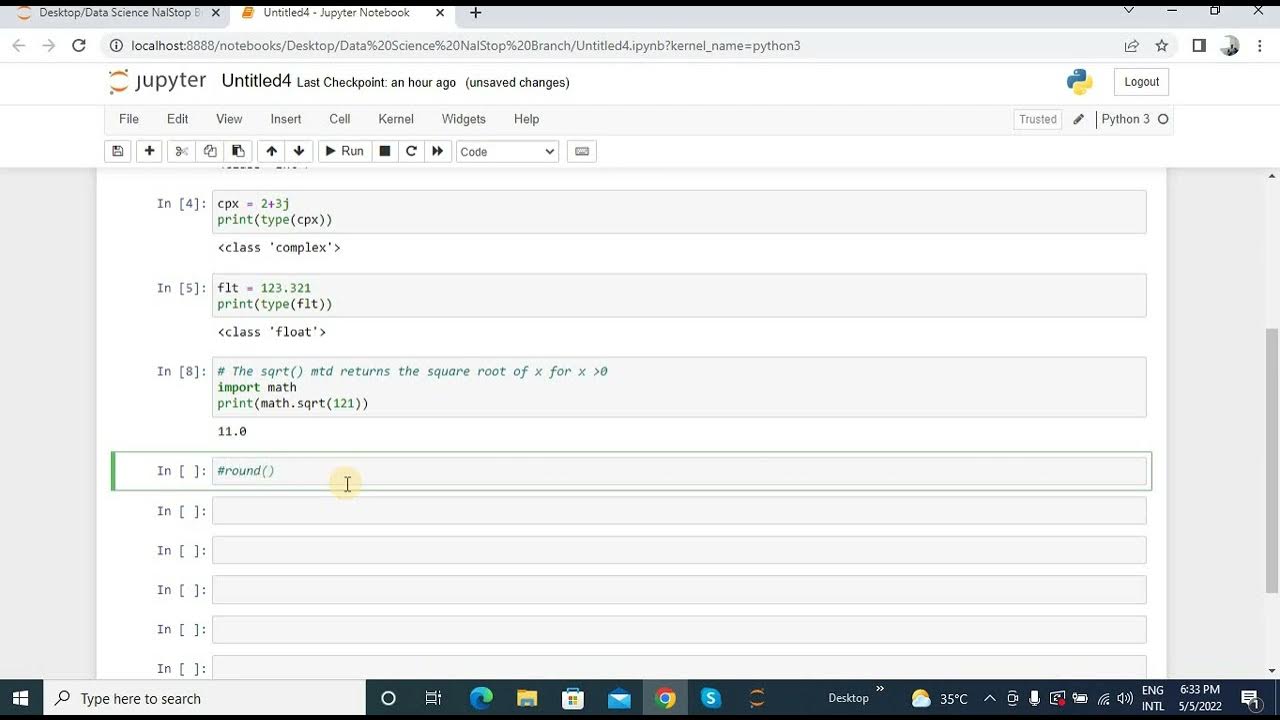 5 Data Types Interger Float Complex String List part1 in hindi and ...