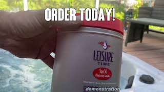 Review LEISURE TIME E5 Spa 56 Chlorinating Granules for Hot Tubs